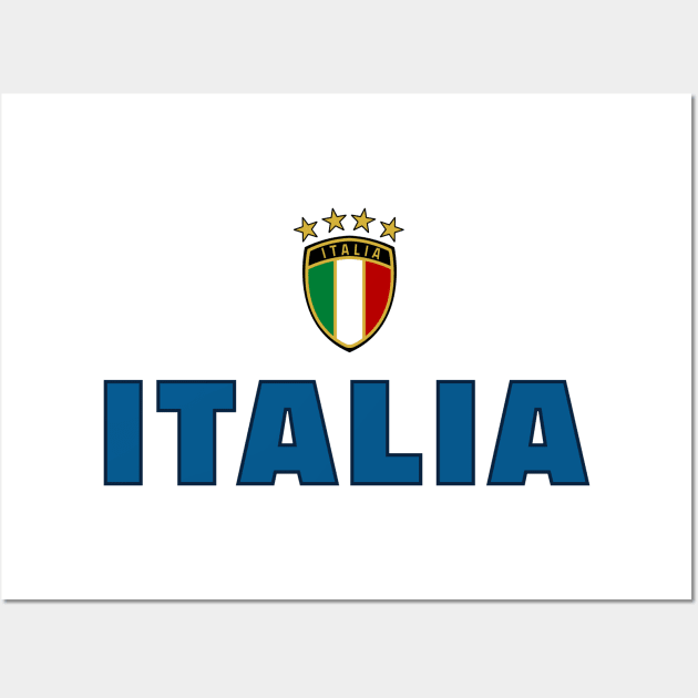 Italia with crest Wall Art by visualangel